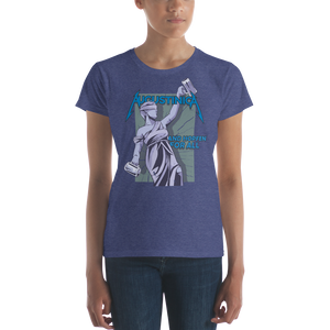 -AUGUSTINICA- Frauen Kurzärmeliges T-Shirt