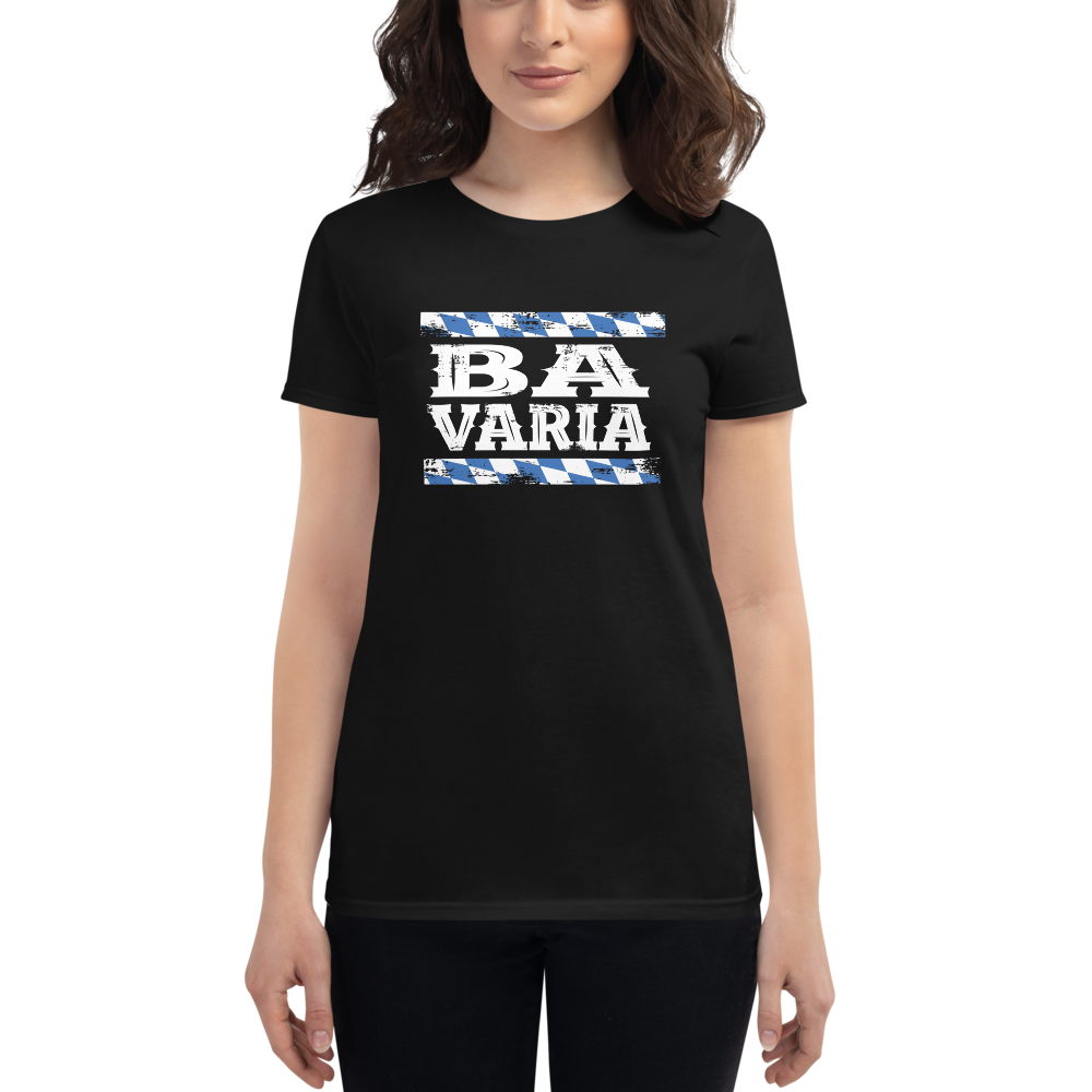 -BAVARIA- Frauen Kurzarm T-Shirt