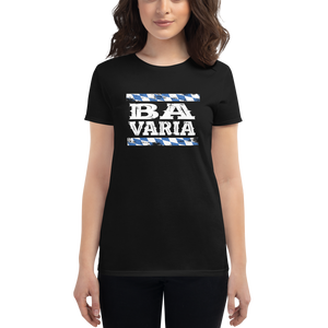 -BAVARIA- Frauen Kurzarm T-Shirt