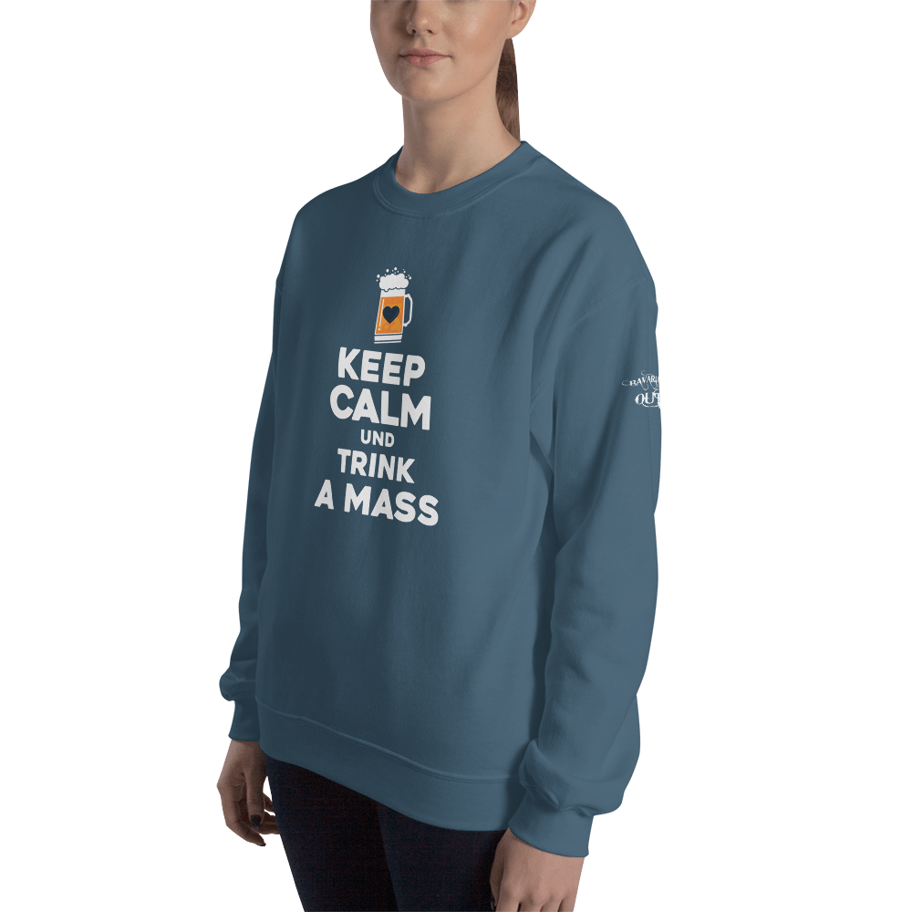 -KEEP CALM UND TRINK A MASS- Sweatshirt