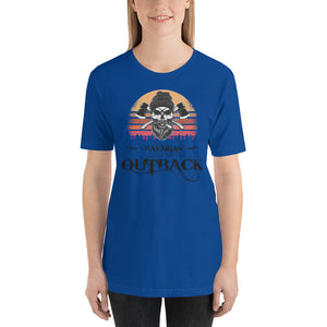 -BAVARIAN OUTBACK- Kurzärmeliges Unisex-T-Shirt