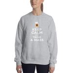 -KEEP CALM UND TRINK A MASS- Sweatshirt