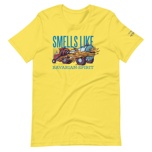 -SMELLS LIKE BAVARIAN SPIRIT- Kurzärmeliges Unisex-T-Shirt