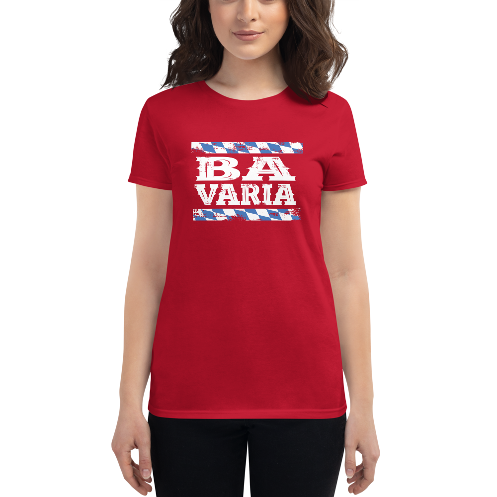 -BAVARIA- Frauen Kurzarm T-Shirt