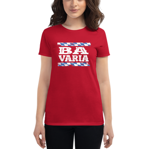 -BAVARIA- Frauen Kurzarm T-Shirt