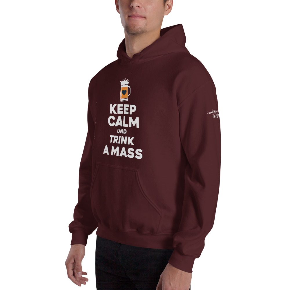 -KEEP CALM UND TRINK A MASS- Kapuzenpulli