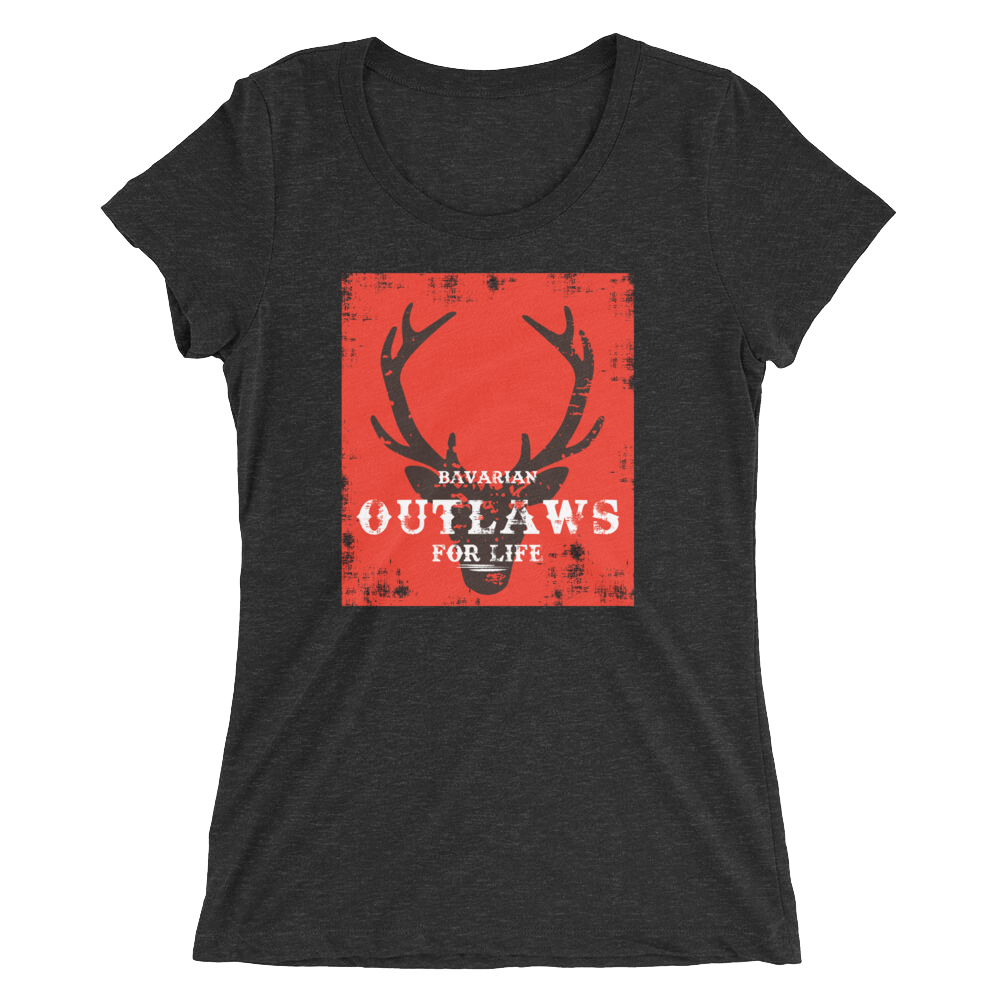 -BAVARIAN OUTLAWS FOR LIVE- Damen Kurzarm T-Shirt