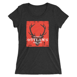 -BAVARIAN OUTLAWS FOR LIVE- Damen Kurzarm T-Shirt