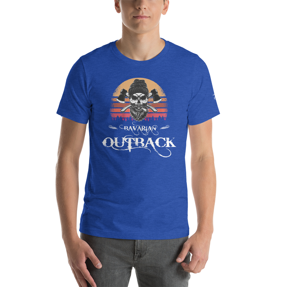 -BAVARIAN OUTBACK- Kurzärmeliges Unisex-T-Shirt