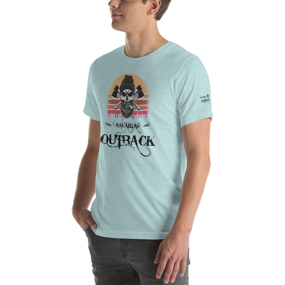 -BAVARIAN OUTBACK- Kurzärmeliges Unisex-T-Shirt