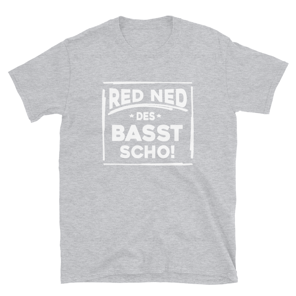 -RED NED- Kurzarm-Unisex-T-Shirt