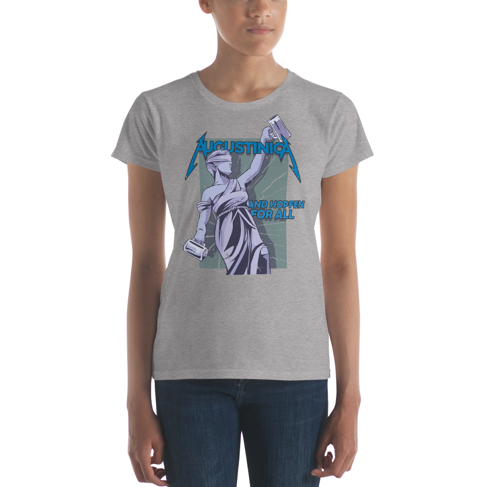 -AUGUSTINICA- Frauen Kurzärmeliges T-Shirt