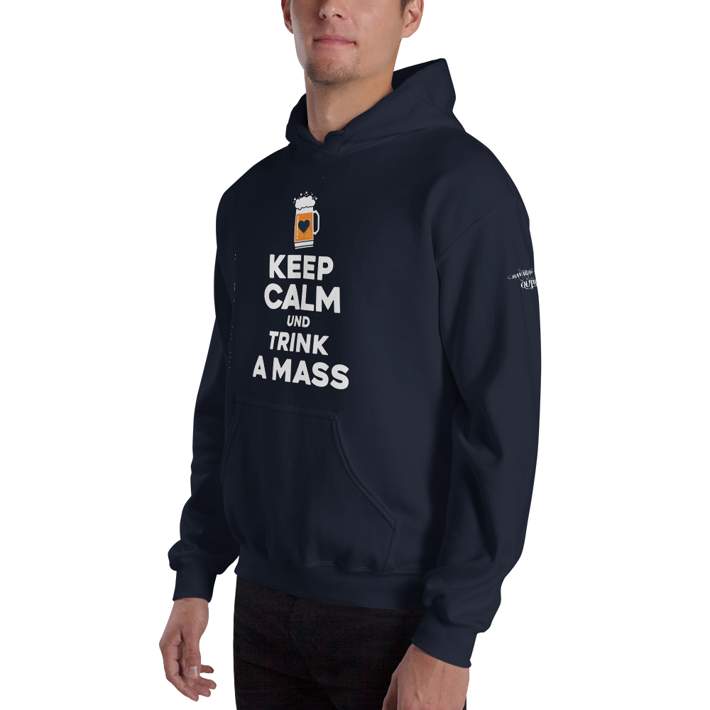 -KEEP CALM UND TRINK A MASS- Kapuzenpulli