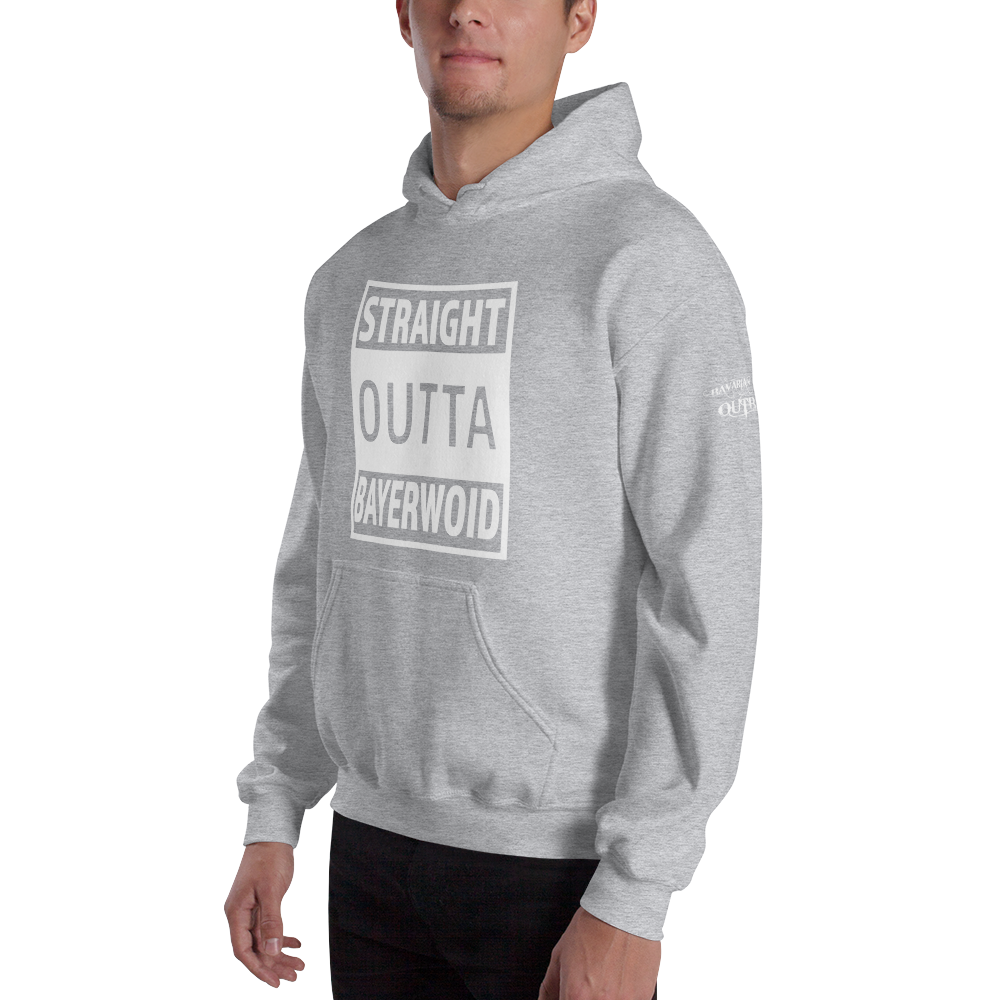 -STRAIGHT OUTTA BAYERWOID- Kapuzenpulli