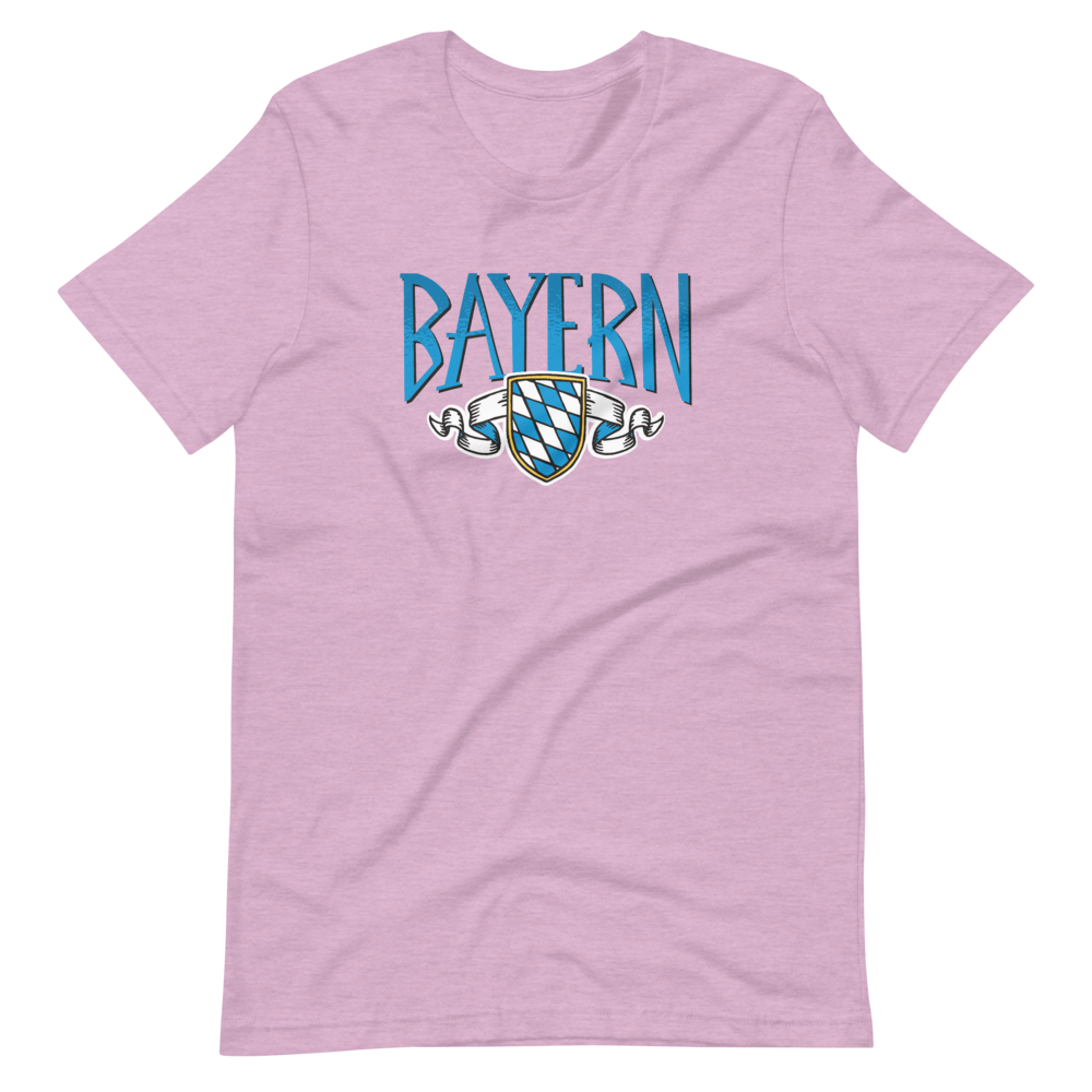 -BAYERN- Kurzärmeliges Unisex-T-Shirt