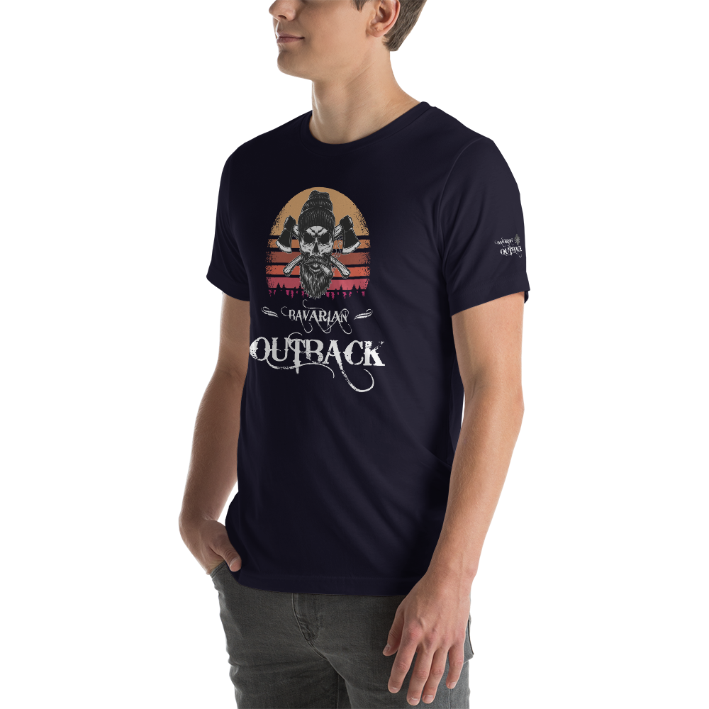 -BAVARIAN OUTBACK- Kurzärmeliges Unisex-T-Shirt