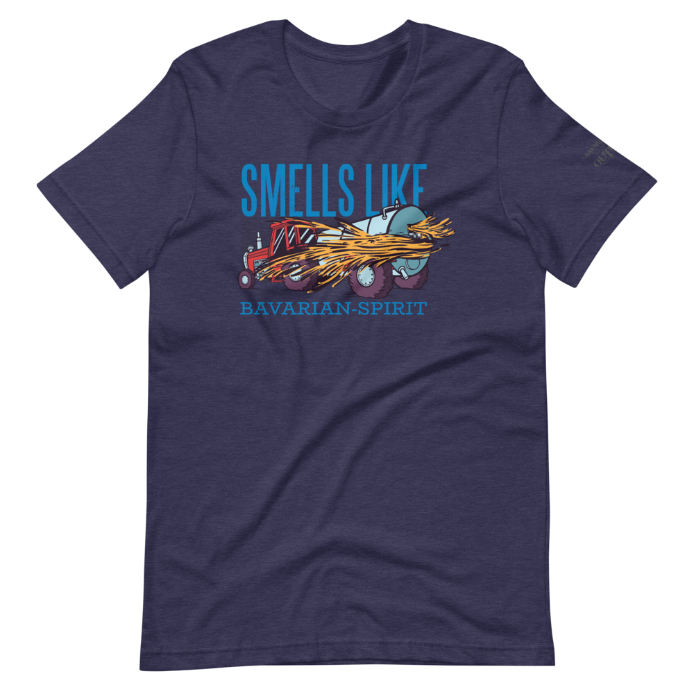 -SMELLS LIKE BAVARIAN SPIRIT- Kurzärmeliges Unisex-T-Shirt