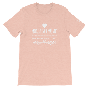 -MOGST SCHMUSN?- Kurzärmeliges Unisex-T-Shirt