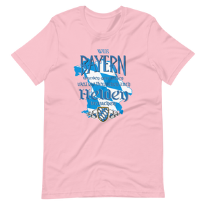 -Bayerische Helden- Kurzärmeliges Unisex-T-Shirt