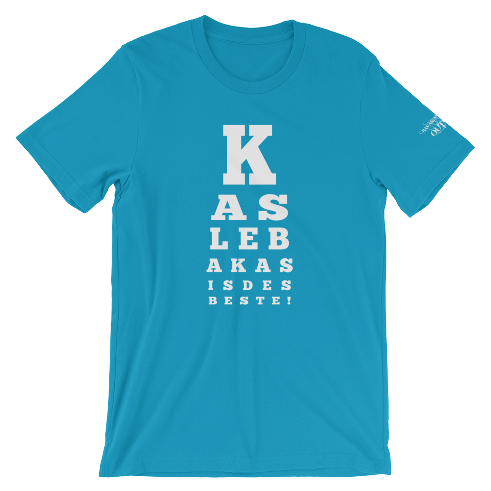 -BOARISCHER SEHTEST- Kurzärmeliges Unisex-T-Shirt