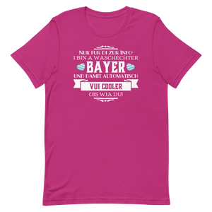 -WASCHECHTER BAYER- Kurzärmeliges Unisex-T-Shirt