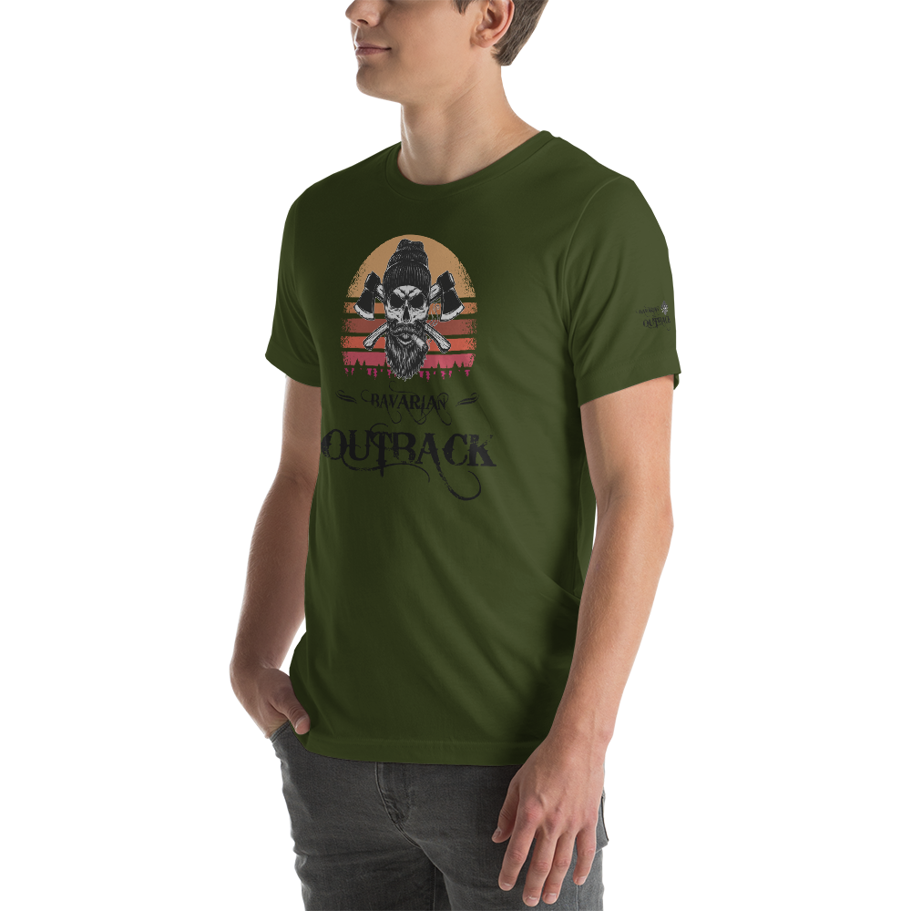 -BAVARIAN OUTBACK- Kurzärmeliges Unisex-T-Shirt