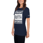 -STRAIGHT OUTTA BAYERWOID- Kurzarm-Unisex-T-Shirt