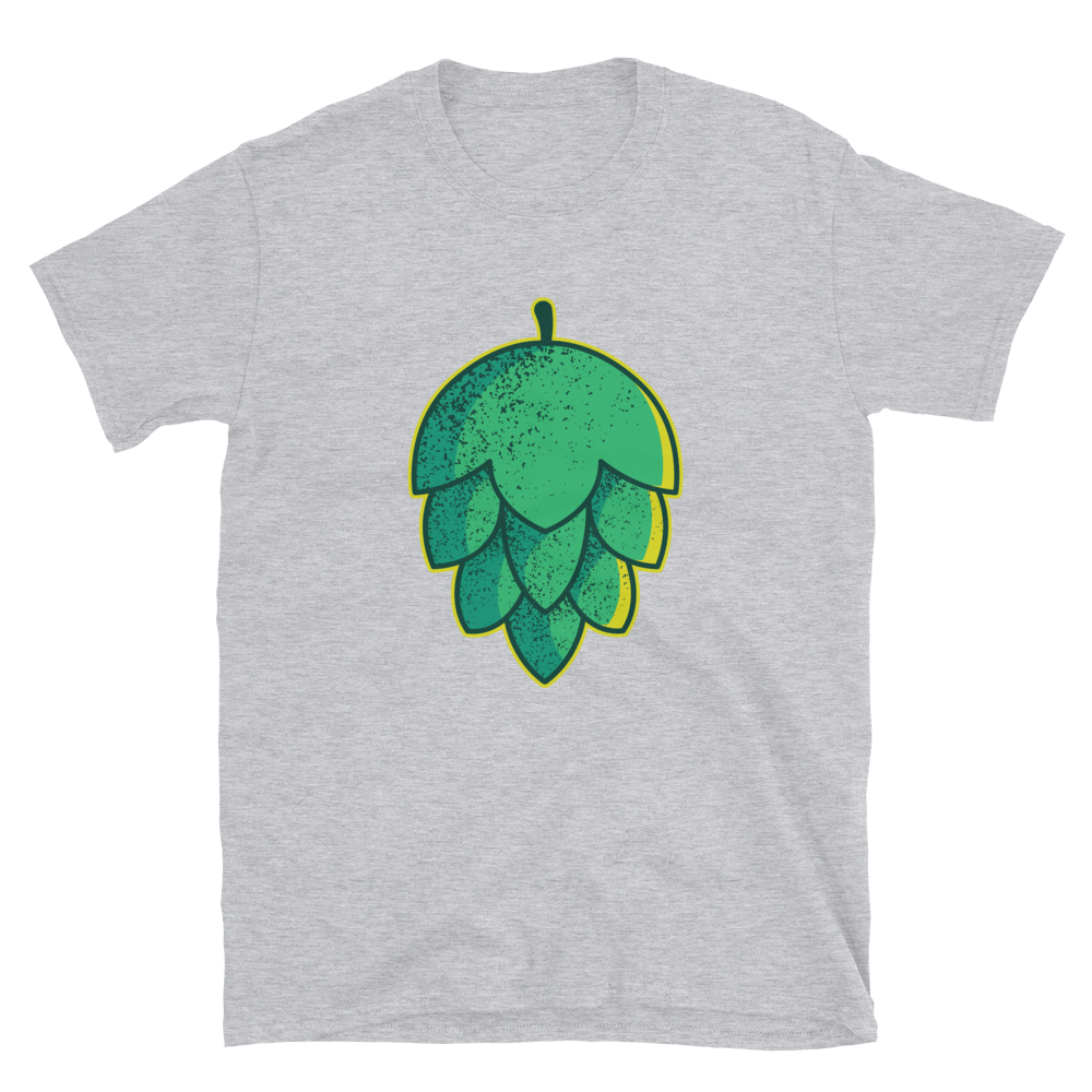 -HOPFEN- Kurzärmeliges Unisex-T-Shirt