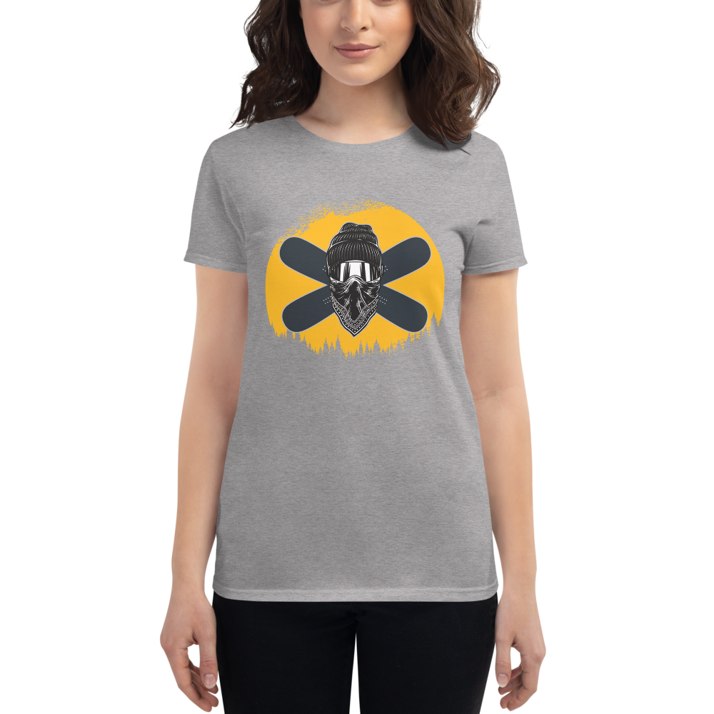 -WOIDBOARDER- Frauen Kurzarm T-Shirt