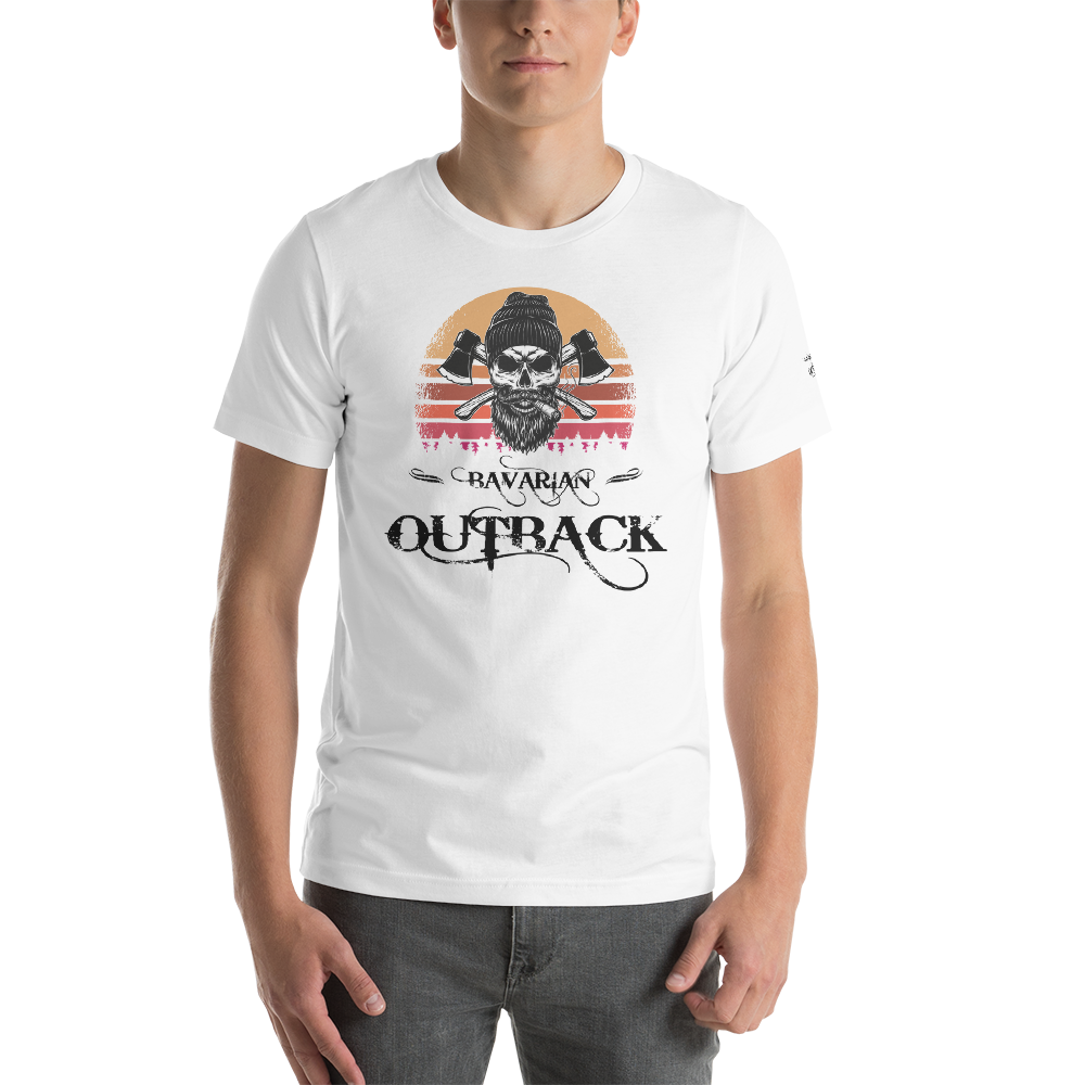 -BAVARIAN OUTBACK- Kurzärmeliges Unisex-T-Shirt