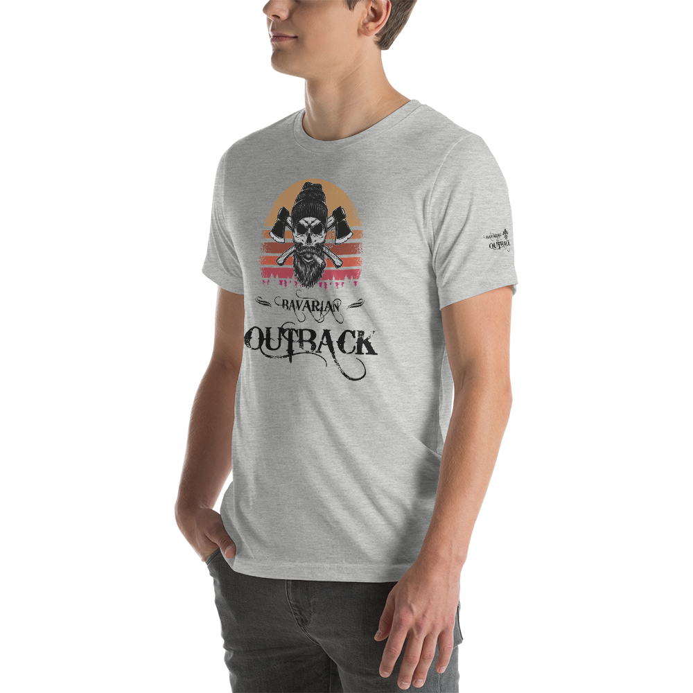 -BAVARIAN OUTBACK- Kurzärmeliges Unisex-T-Shirt