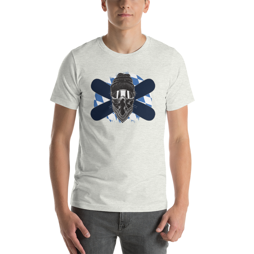 -BAVARIAN WOIDBOARDER- Kurzärmeliges Unisex-T-Shirt