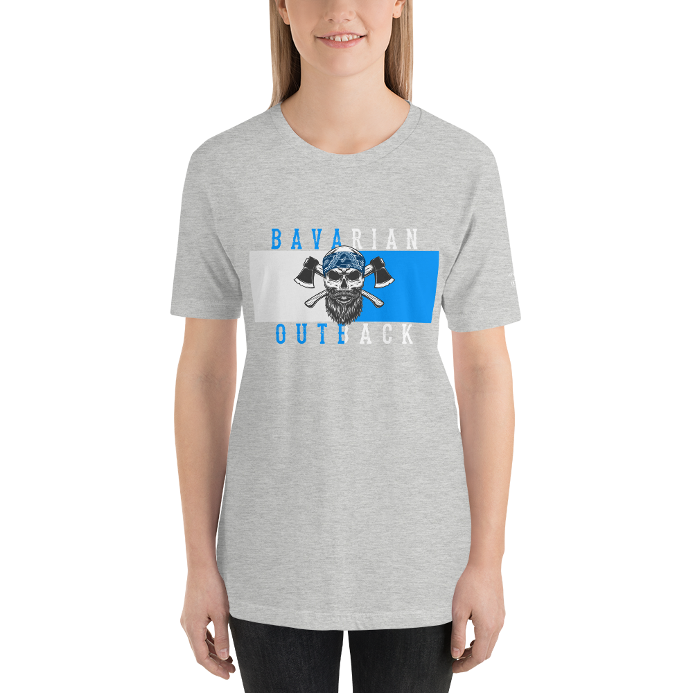 -BAVARIAN OUTBACK- Kurzärmeliges Unisex-T-Shirt