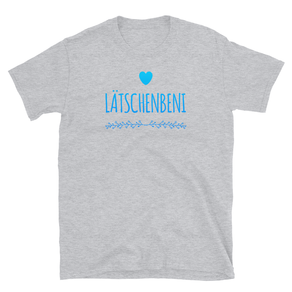 -LÄTSCHENBENI- Kurzärmeliges Unisex-T-Shirt