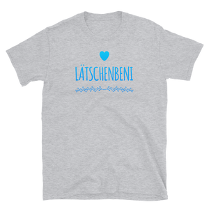 -LÄTSCHENBENI- Kurzärmeliges Unisex-T-Shirt