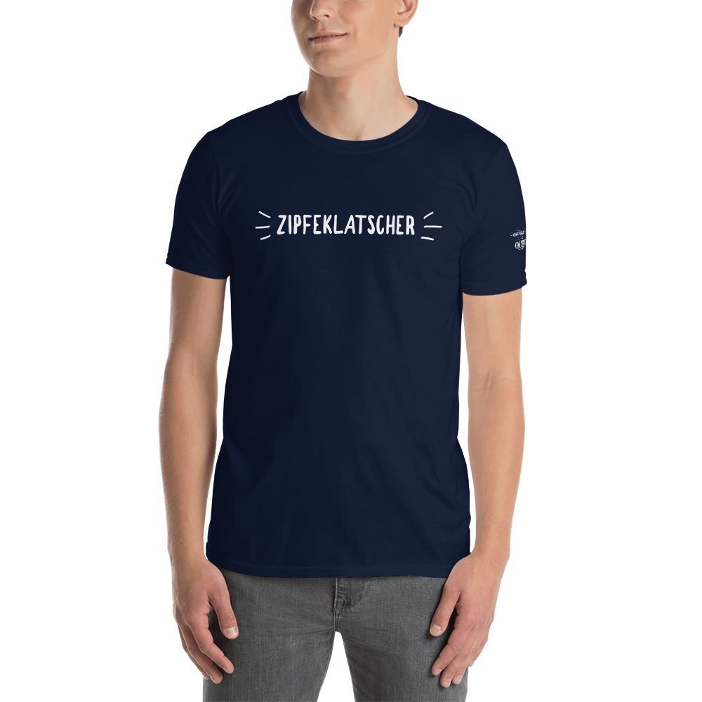 -ZIPFEKLATSCHER- Kurzärmeliges Unisex-T-Shirt