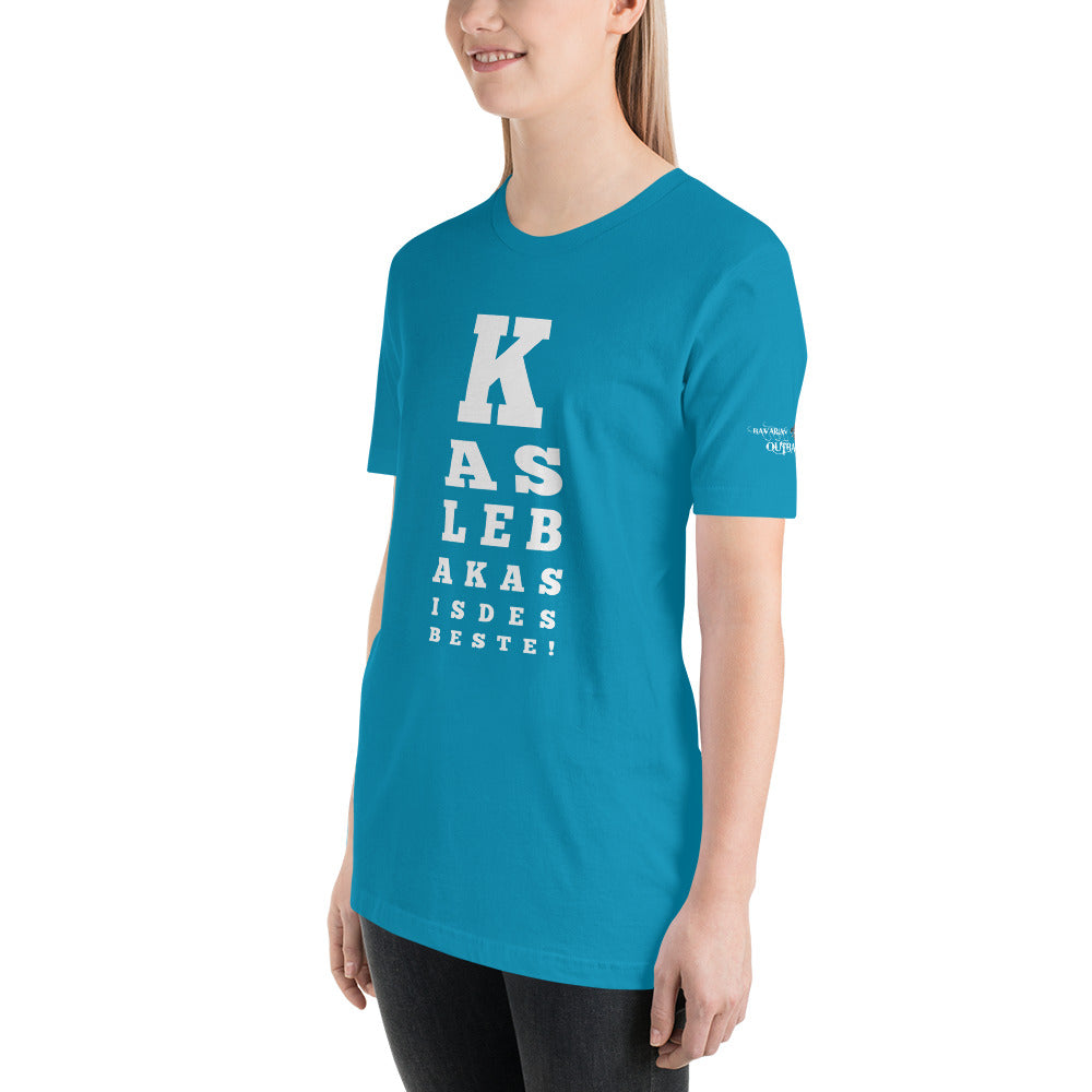 -BOARISCHER SEHTEST- Kurzärmeliges Unisex-T-Shirt