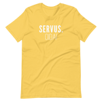 -SERVUS OIDA!- Kurzärmeliges Unisex-T-Shirt