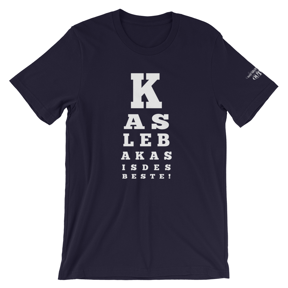 -BOARISCHER SEHTEST- Kurzärmeliges Unisex-T-Shirt