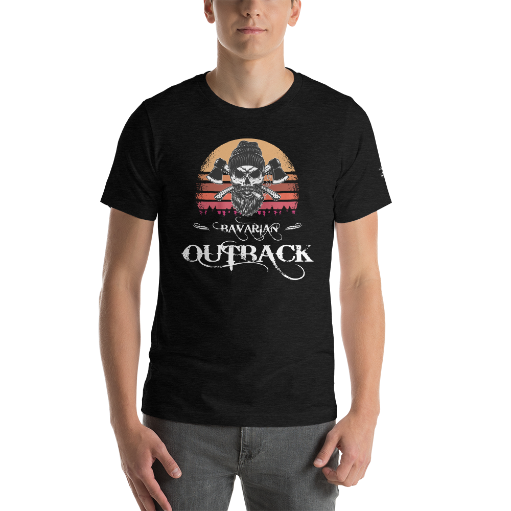 -BAVARIAN OUTBACK- Kurzärmeliges Unisex-T-Shirt