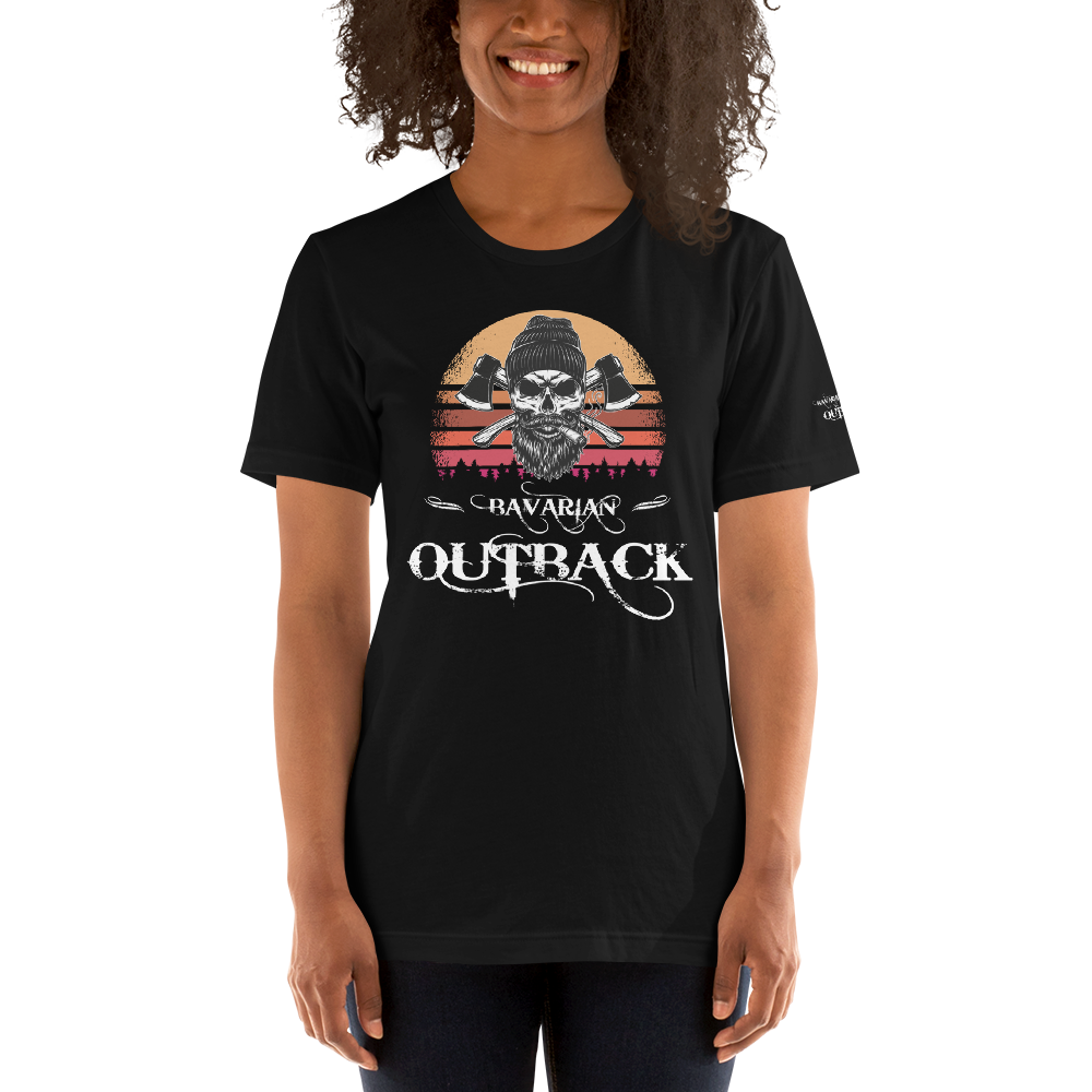 -BAVARIAN OUTBACK- Kurzärmeliges Unisex-T-Shirt