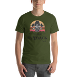 -BAVARIAN OUTBACK- Kurzärmeliges Unisex-T-Shirt