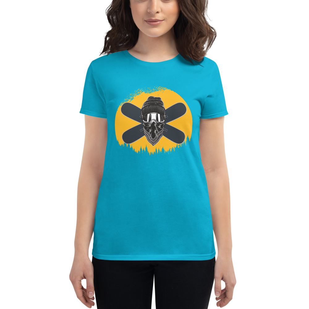 -WOIDBOARDER- Frauen Kurzarm T-Shirt