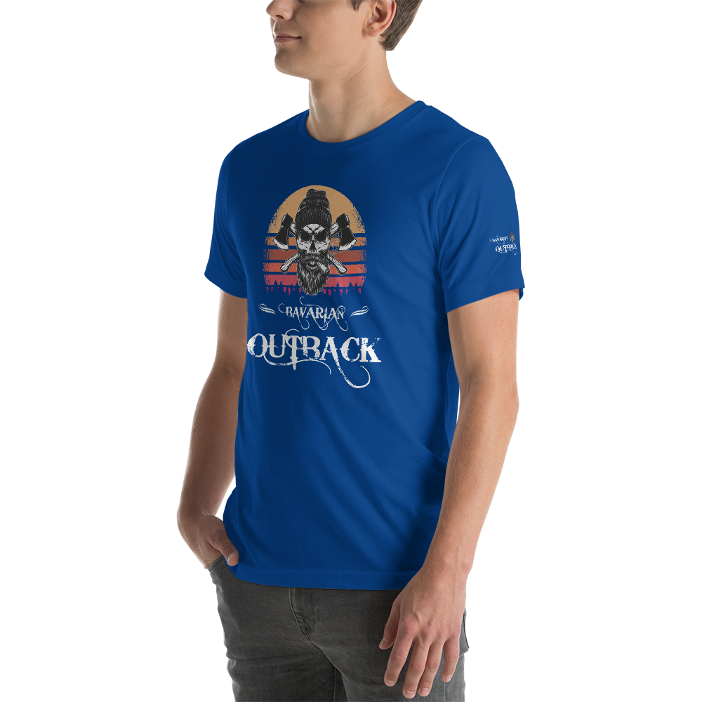 -BAVARIAN OUTBACK- Kurzärmeliges Unisex-T-Shirt