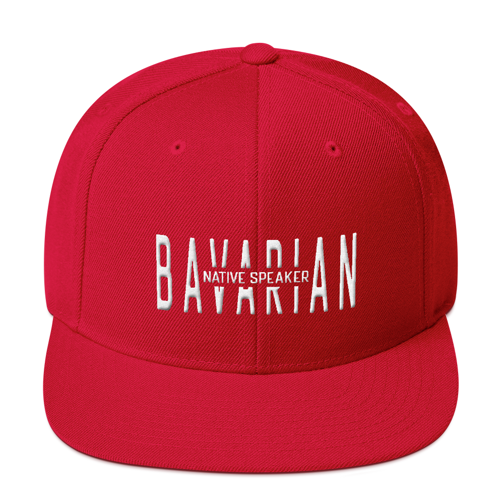 -BAVARIAN NATIVE SPEAKER- Snapback Cap