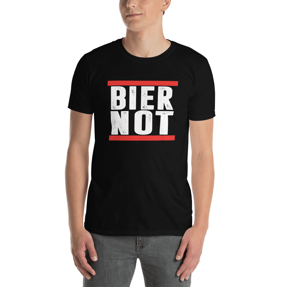 -BIERNOT- Kurzärmeliges Unisex-T-Shirt