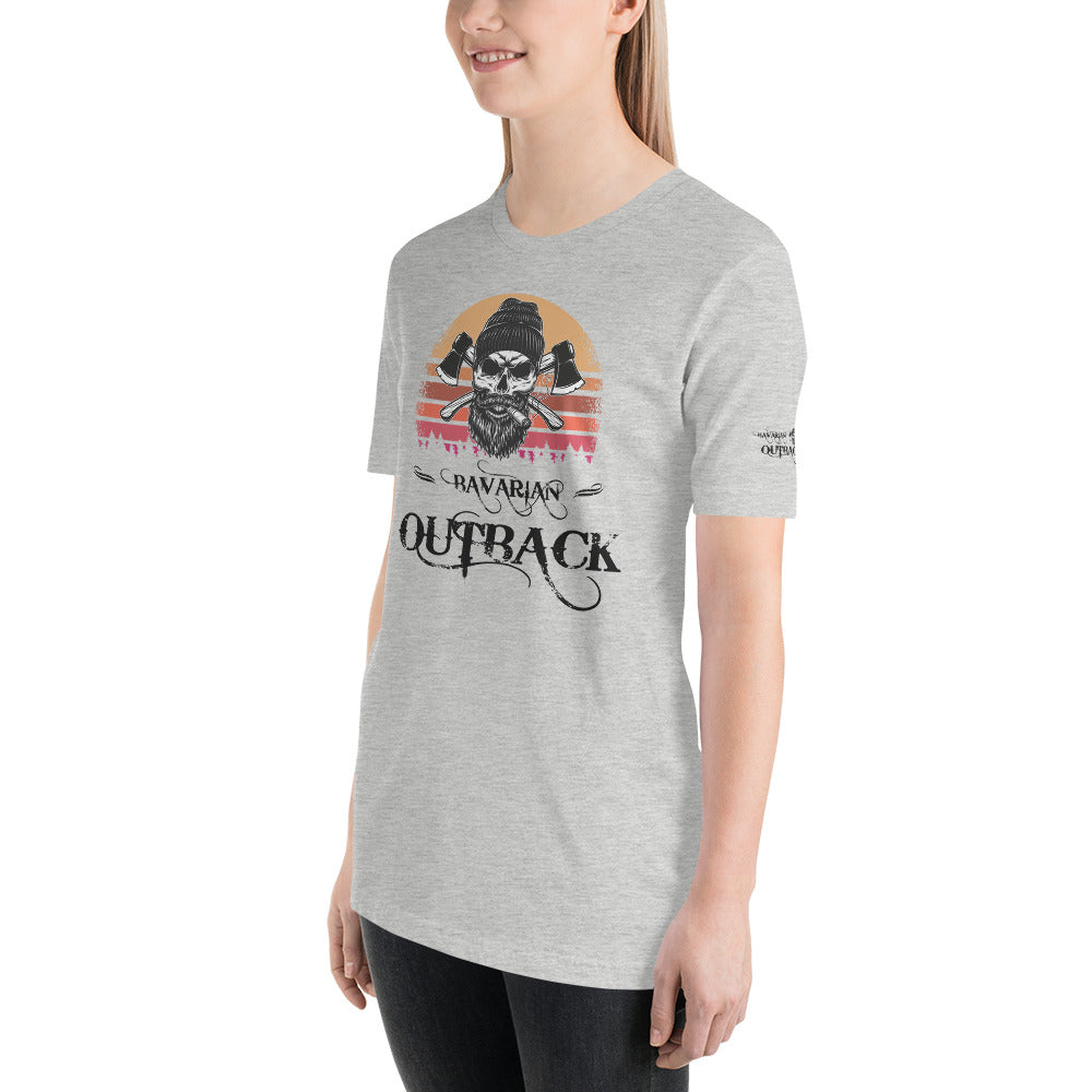 -BAVARIAN OUTBACK- Kurzärmeliges Unisex-T-Shirt