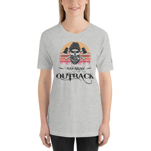 -BAVARIAN OUTBACK- Kurzärmeliges Unisex-T-Shirt