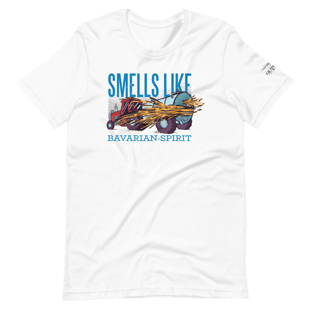 -SMELLS LIKE BAVARIAN SPIRIT- Kurzärmeliges Unisex-T-Shirt