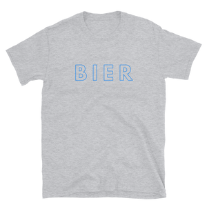 -BIER- Kurzärmeliges Unisex-T-Shirt